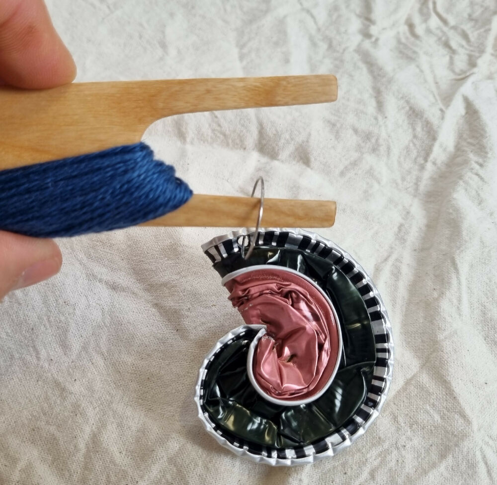 Coffee pod earrings pink 3