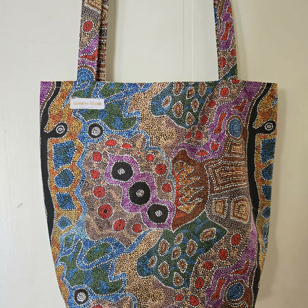 Handmade Indigenous Print Tote Bag