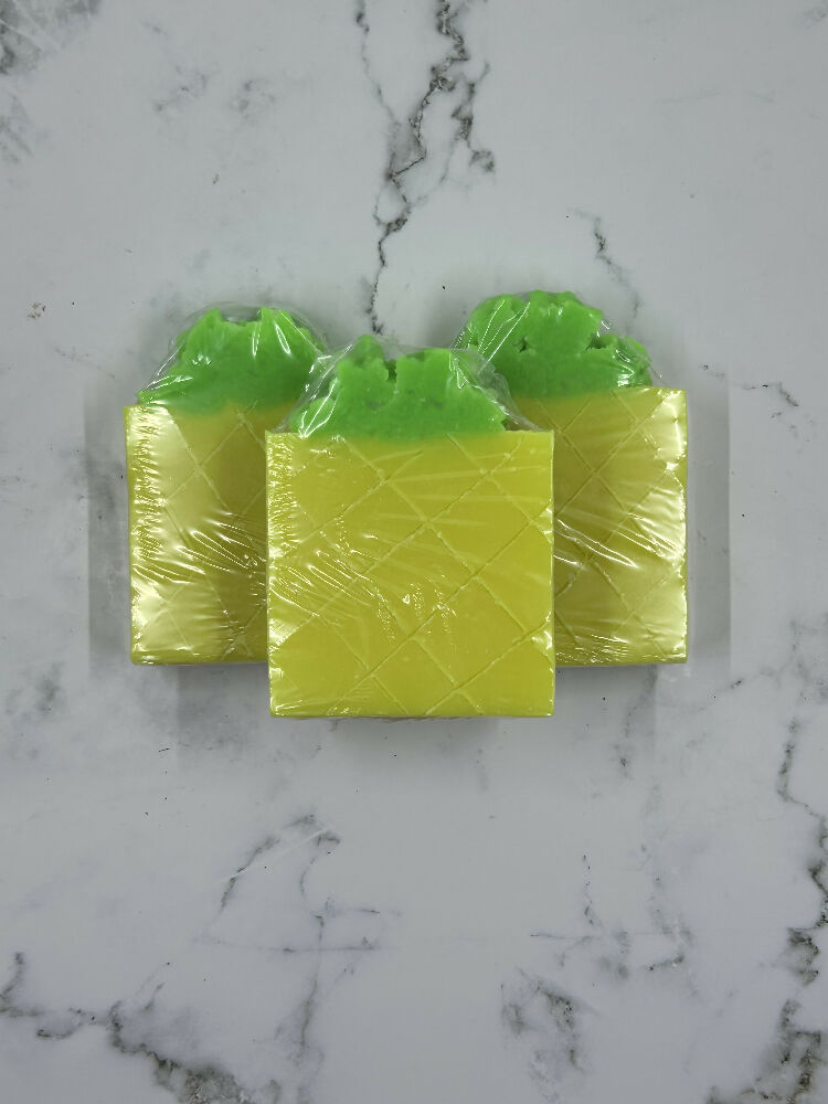 Pineapple infused soap
