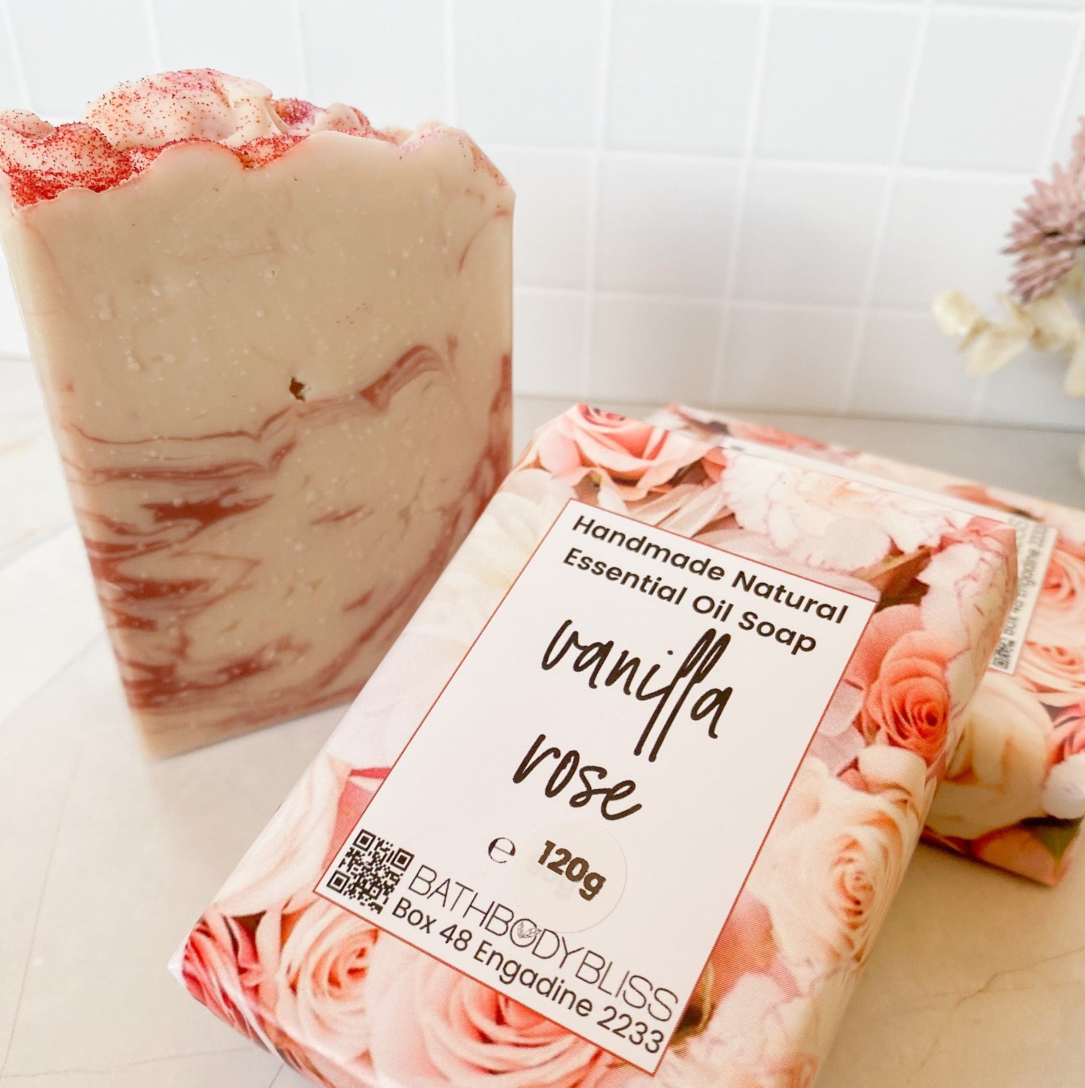 Vanilla Rose - Handmade Vegan Soap