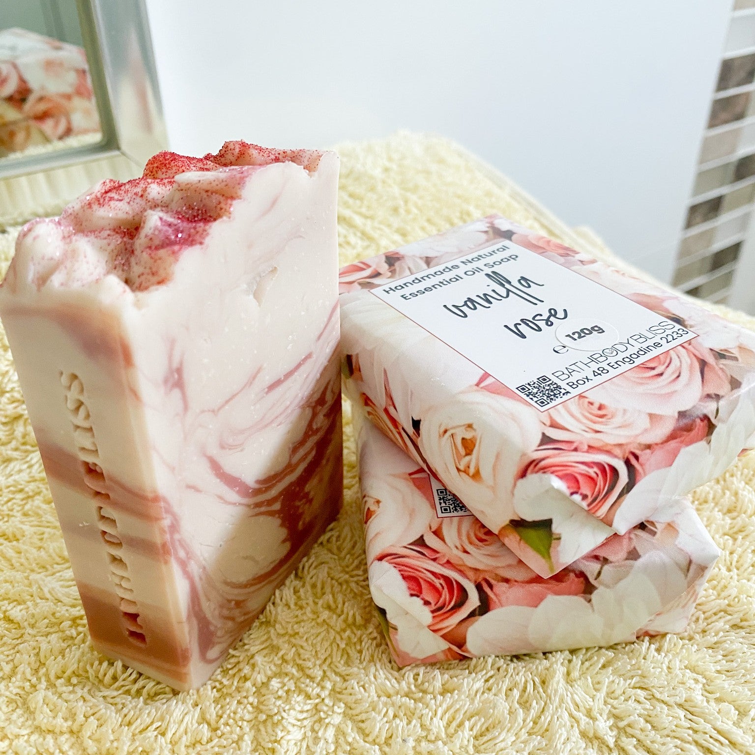 Vanilla Rose - Handmade Vegan Soap