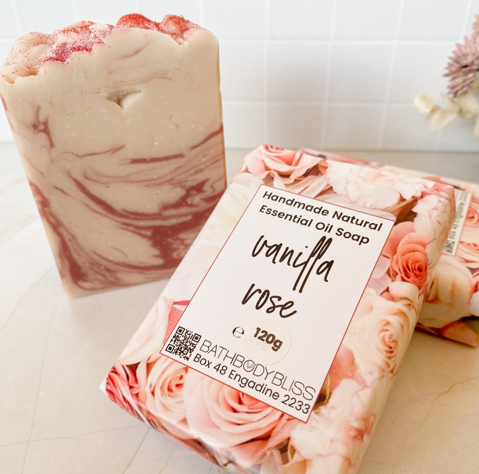 Vanilla Rose - Handmade Vegan Soap