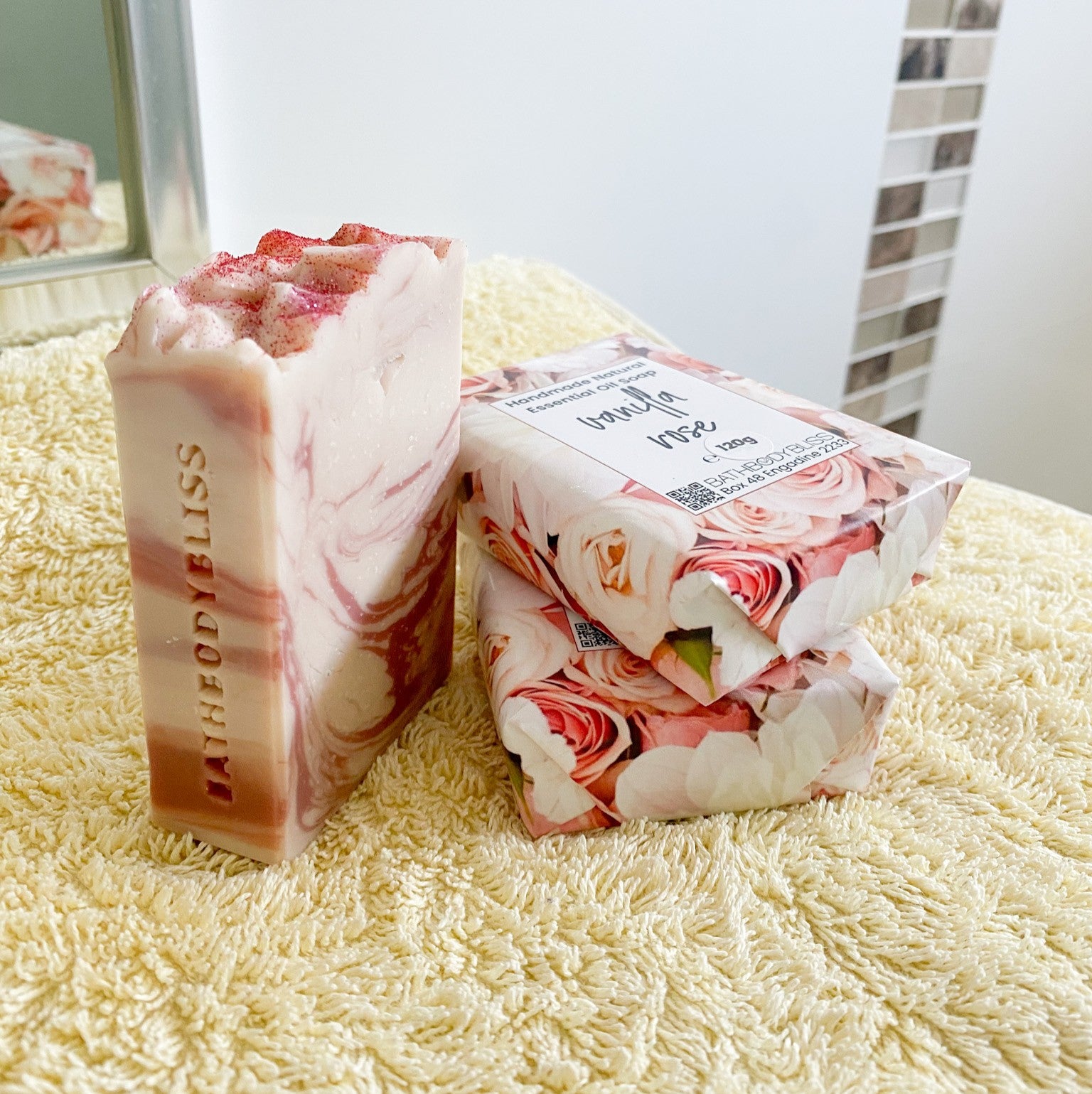 Vanilla Rose - Handmade Vegan Soap