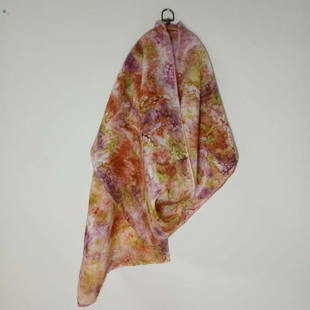 Dyed silk scarf 9