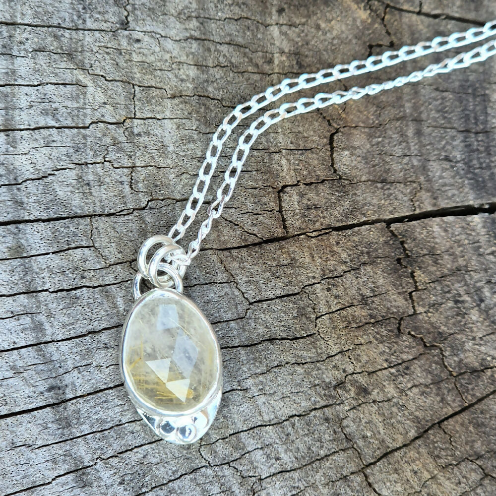 Golden Rutile Quartz Pendant MI resized-2