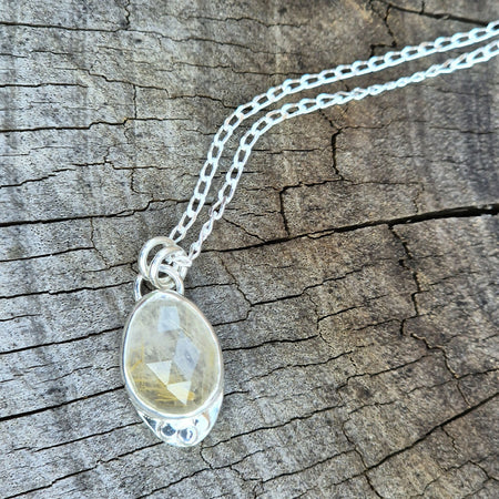 Golden Rutile Quartz Pendant