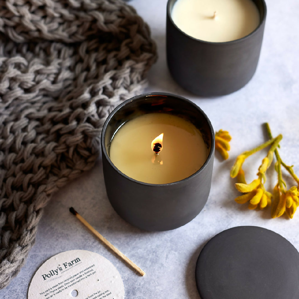 Pollys Farm Botanical Candle_Australian Flora_Charcoal Jar_LCD-AUFL-C_2