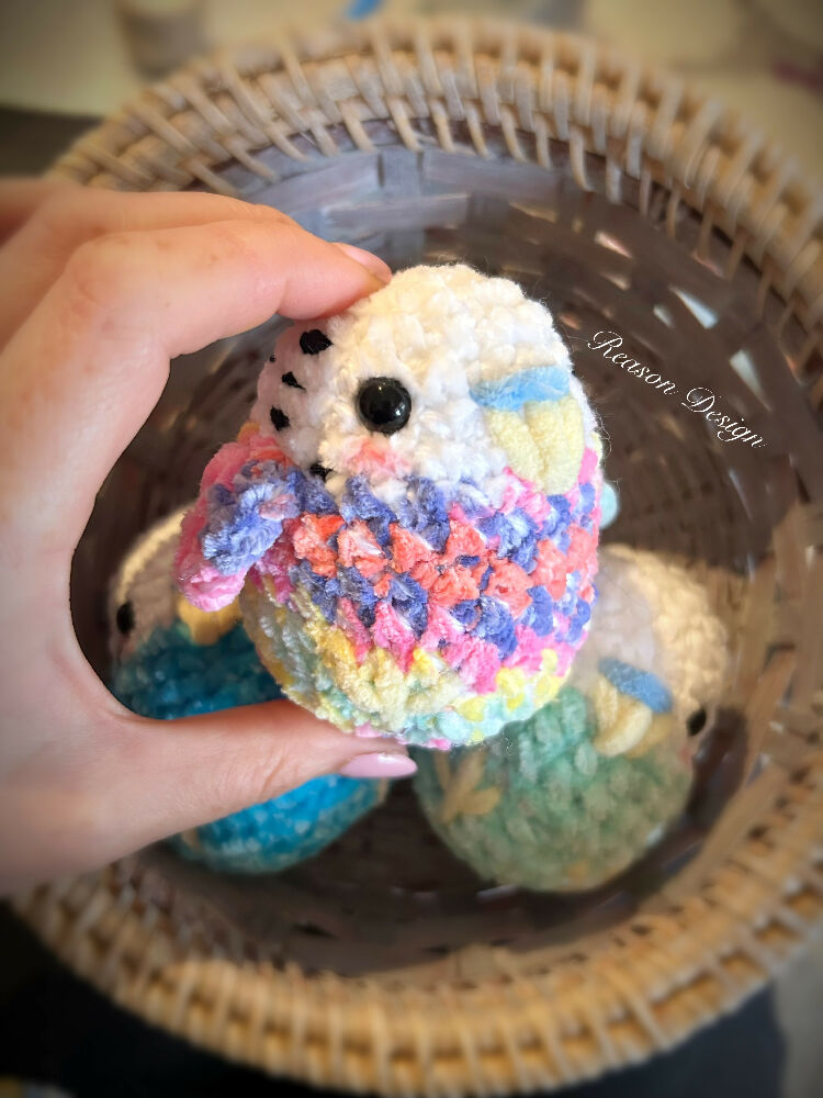 Crochet amigurumi Budgie