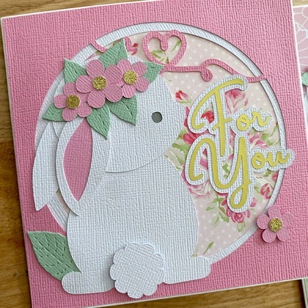 Bunny Rabbit card, Some Bunny is One. Birthday card, first birthday.