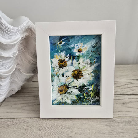 'Joyful Wildflowers 1' - Original Artwork on Watercolour Paper 13x18cm