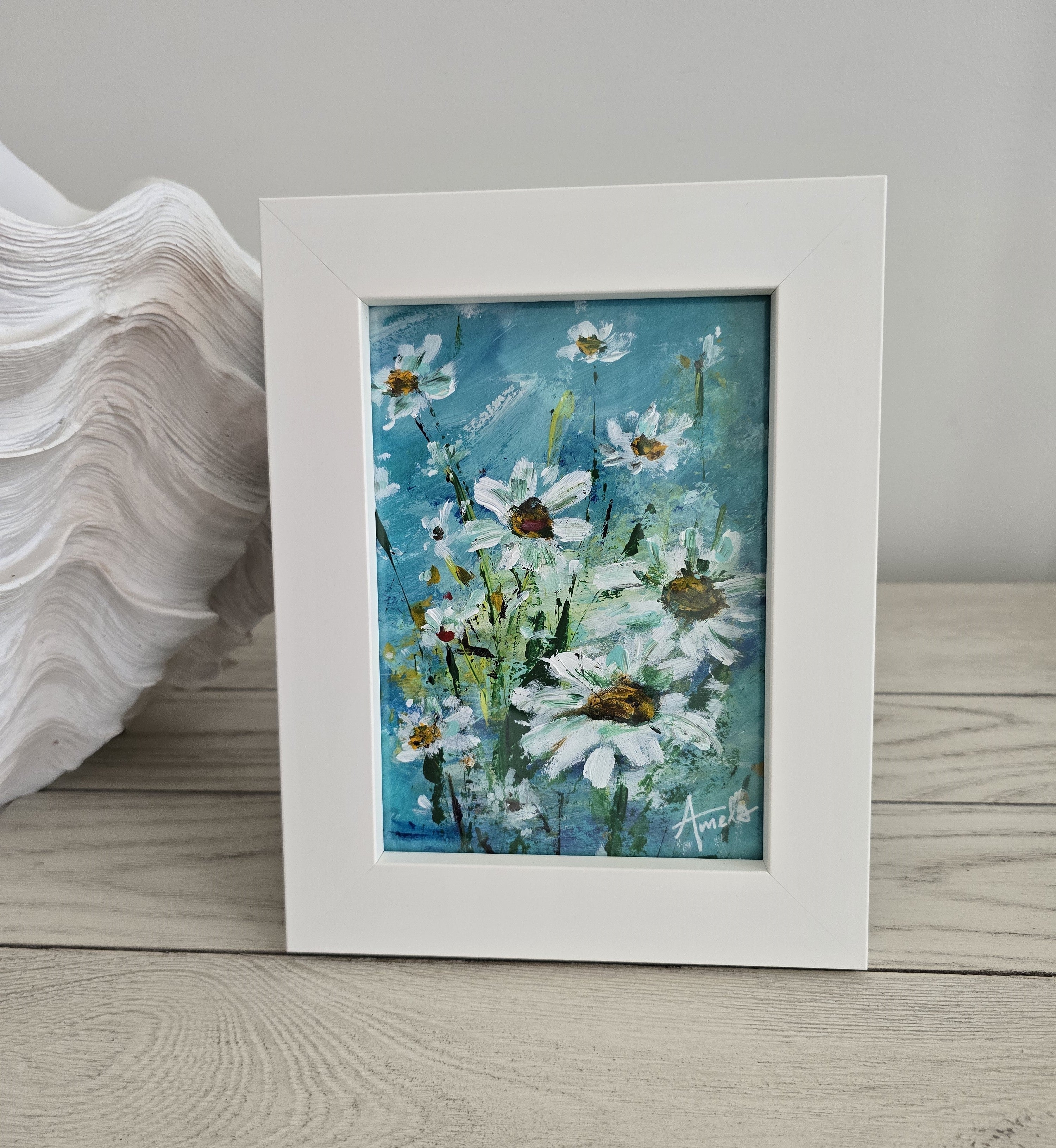 'Joyful Wildflowers 2' - Original Artwork on Watercolour Paper 13x18cm