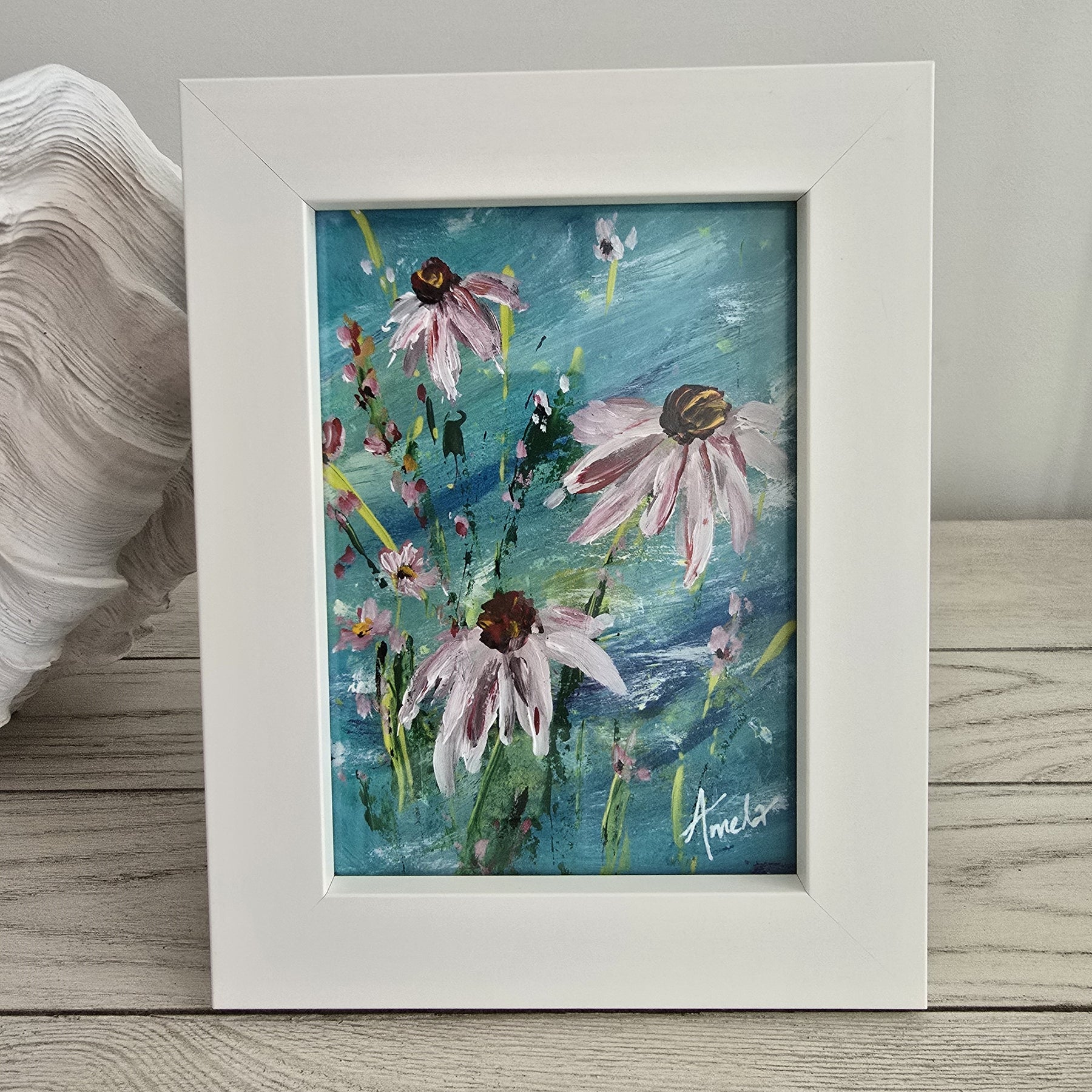 'Joyful Wildflowers 3' - Original Artwork on Watercolour Paper 13x18cm