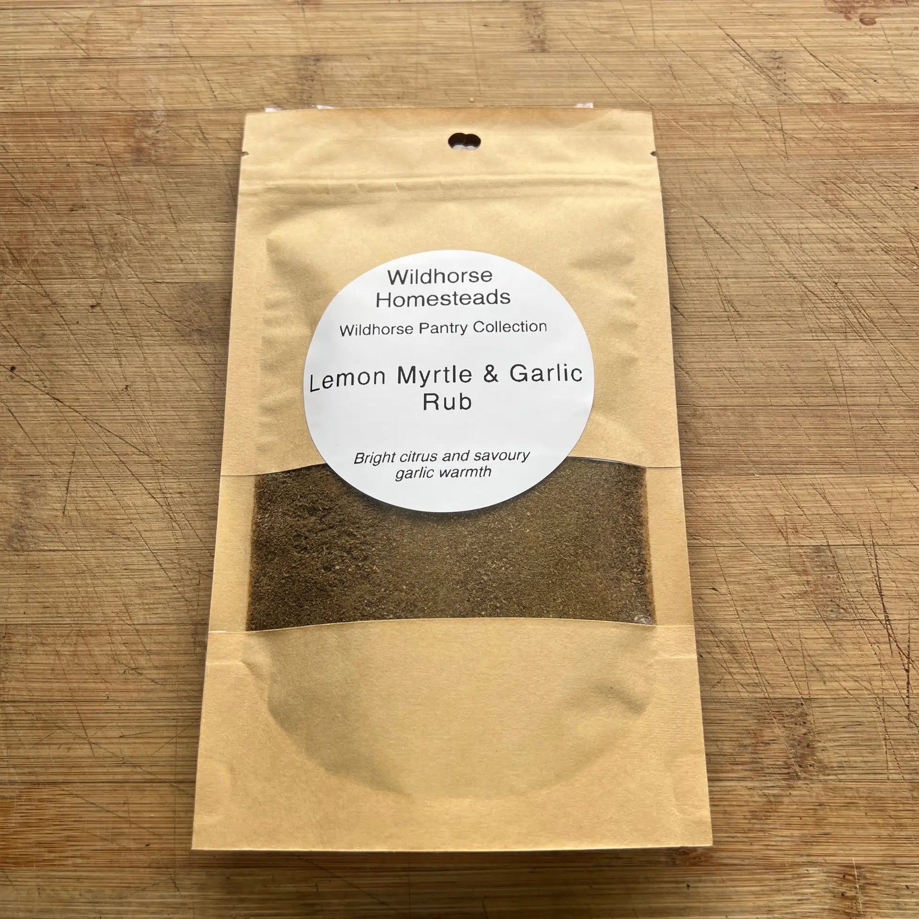 Lemon Myrtle & Garlic Rub (80g)