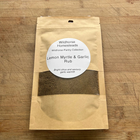 Lemon Myrtle & Garlic Rub (80g)