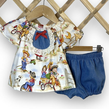 Vintage Country GIRLS 2 Piece Sets