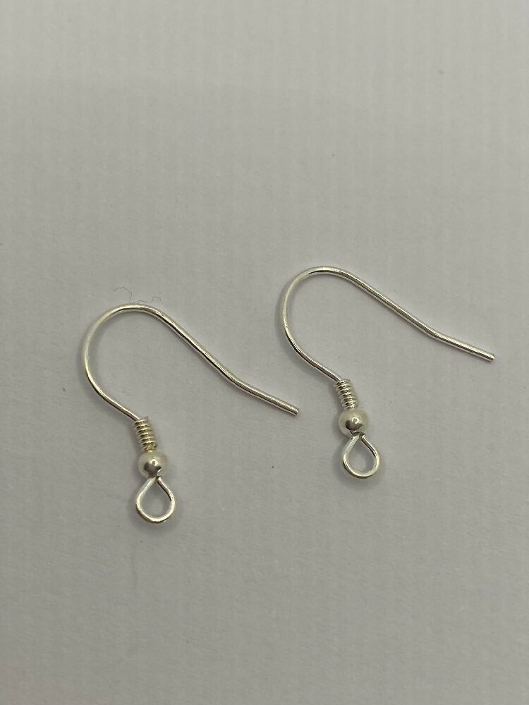 Earring hooks sterling silver