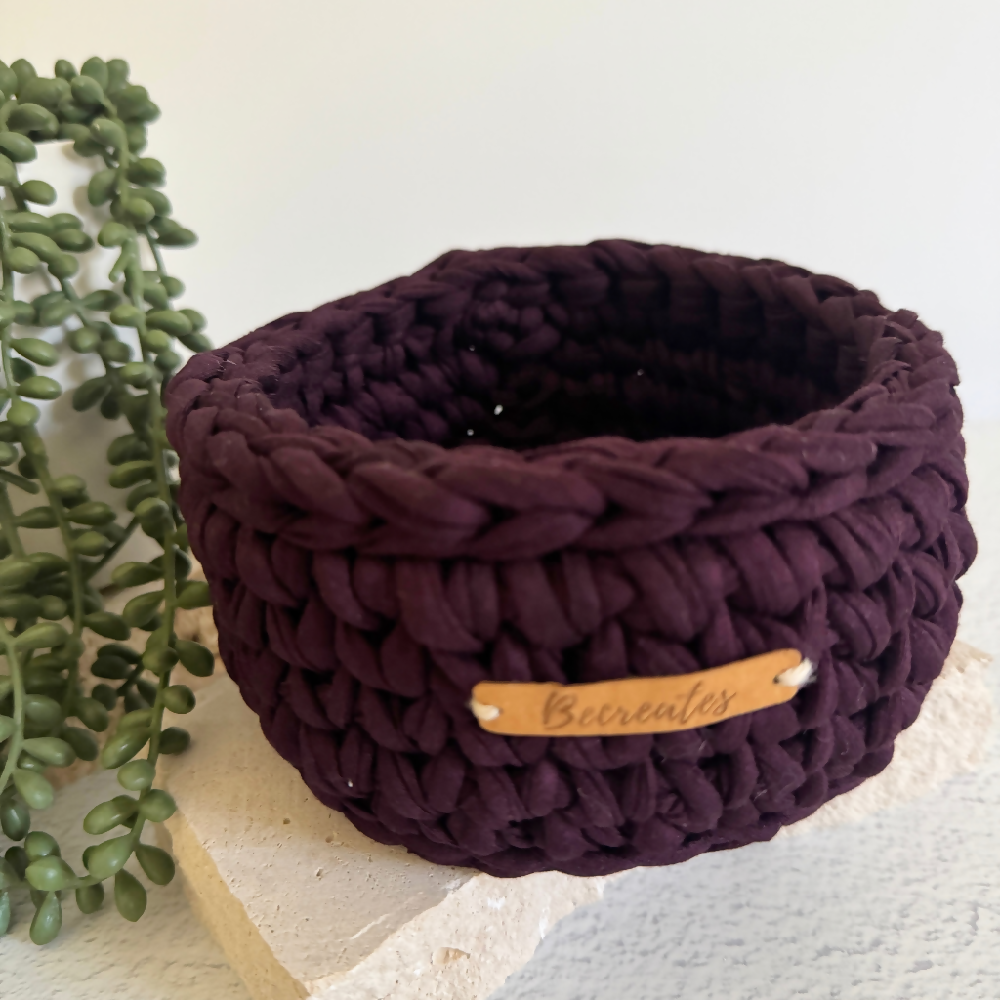 Aubergine-purple-small-handmade-basket (2)