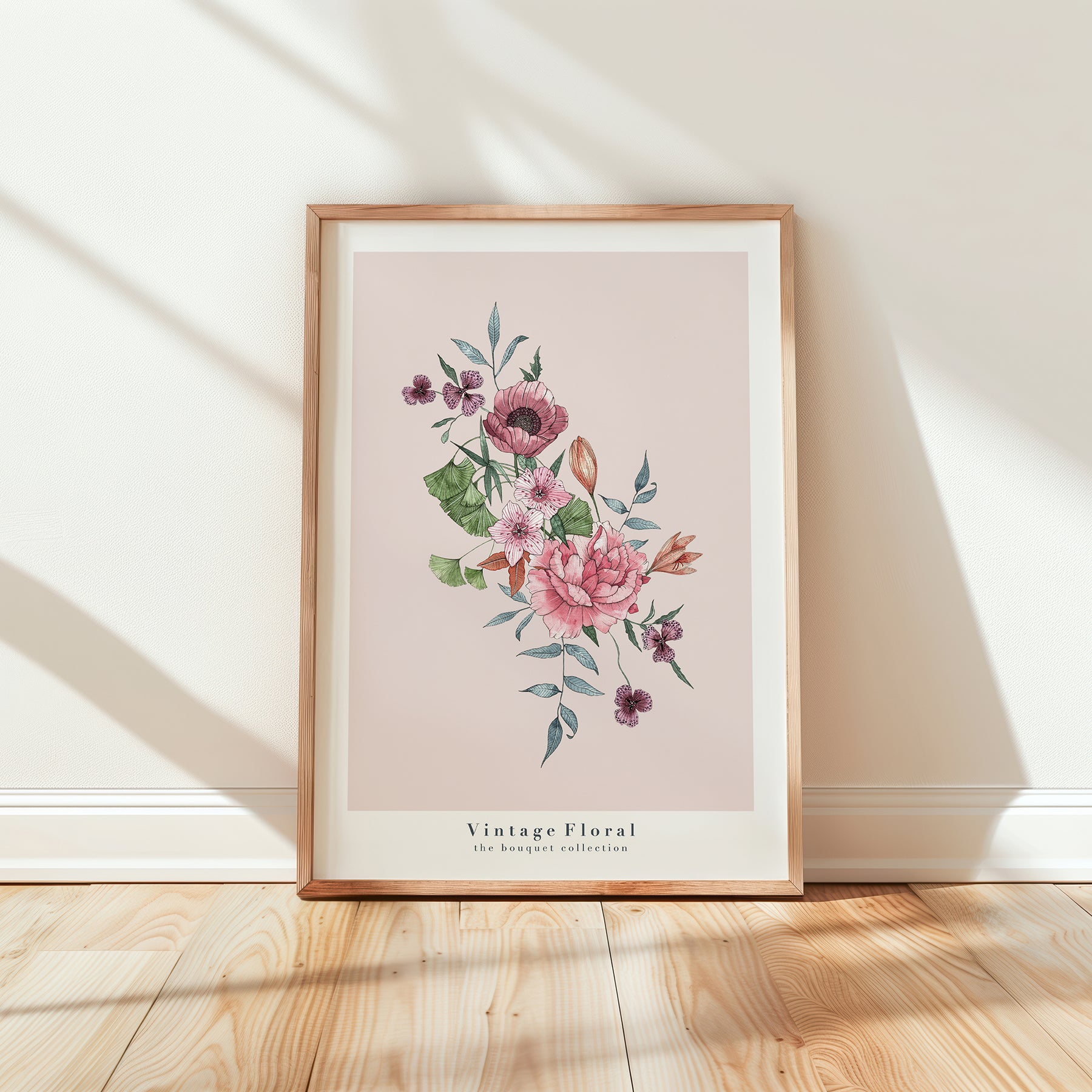Vintage Floral Art Print
