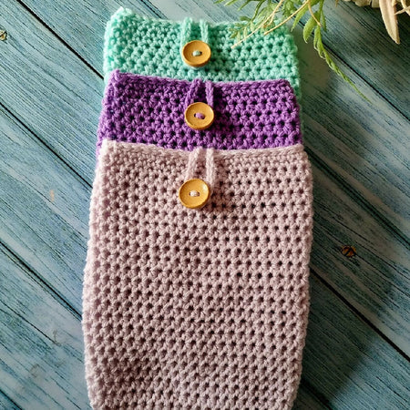 Crochet Kindle Sleeve | Pale Pink | Mint Green | Lilac
