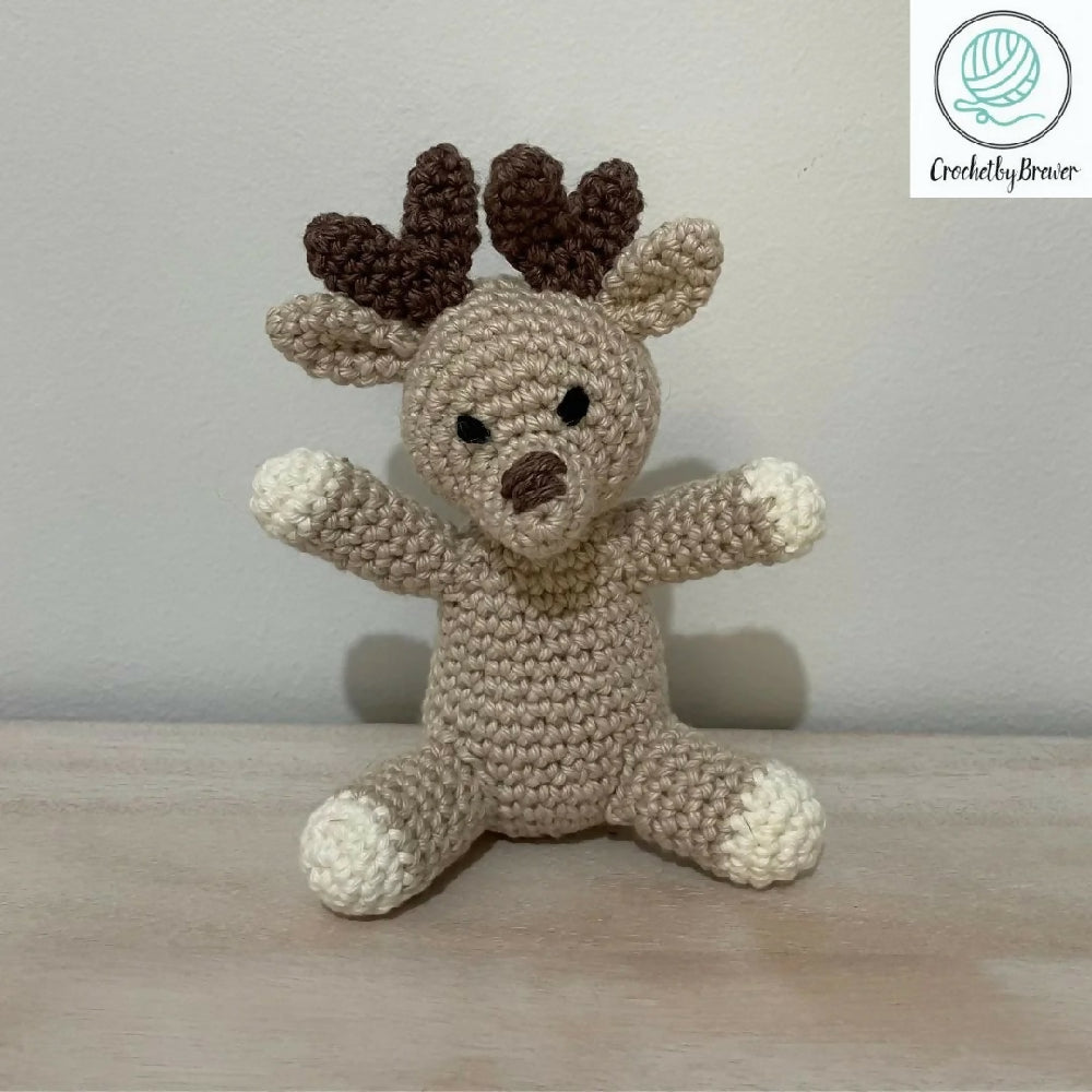 Mini Reindeer | Handmade Crochet Toy | Christmas