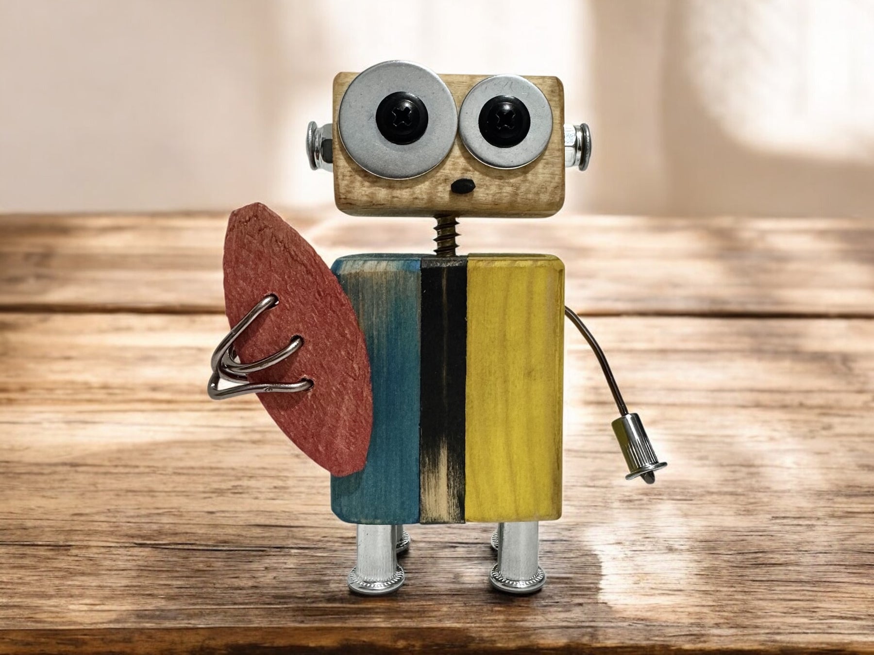 Wesley - Wooden Footy Robot