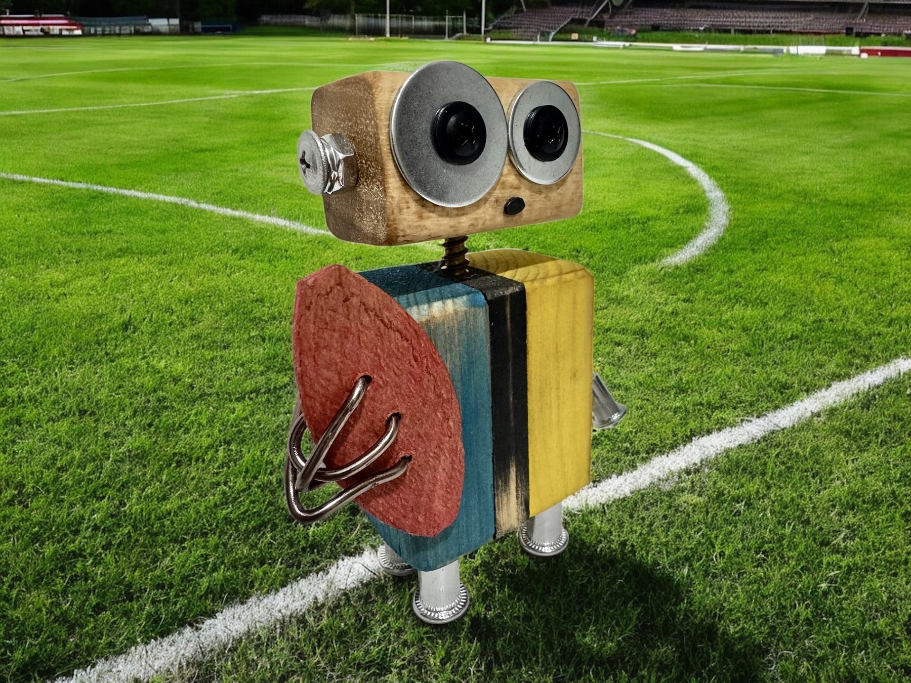 Wesley - Wooden Footy Robot