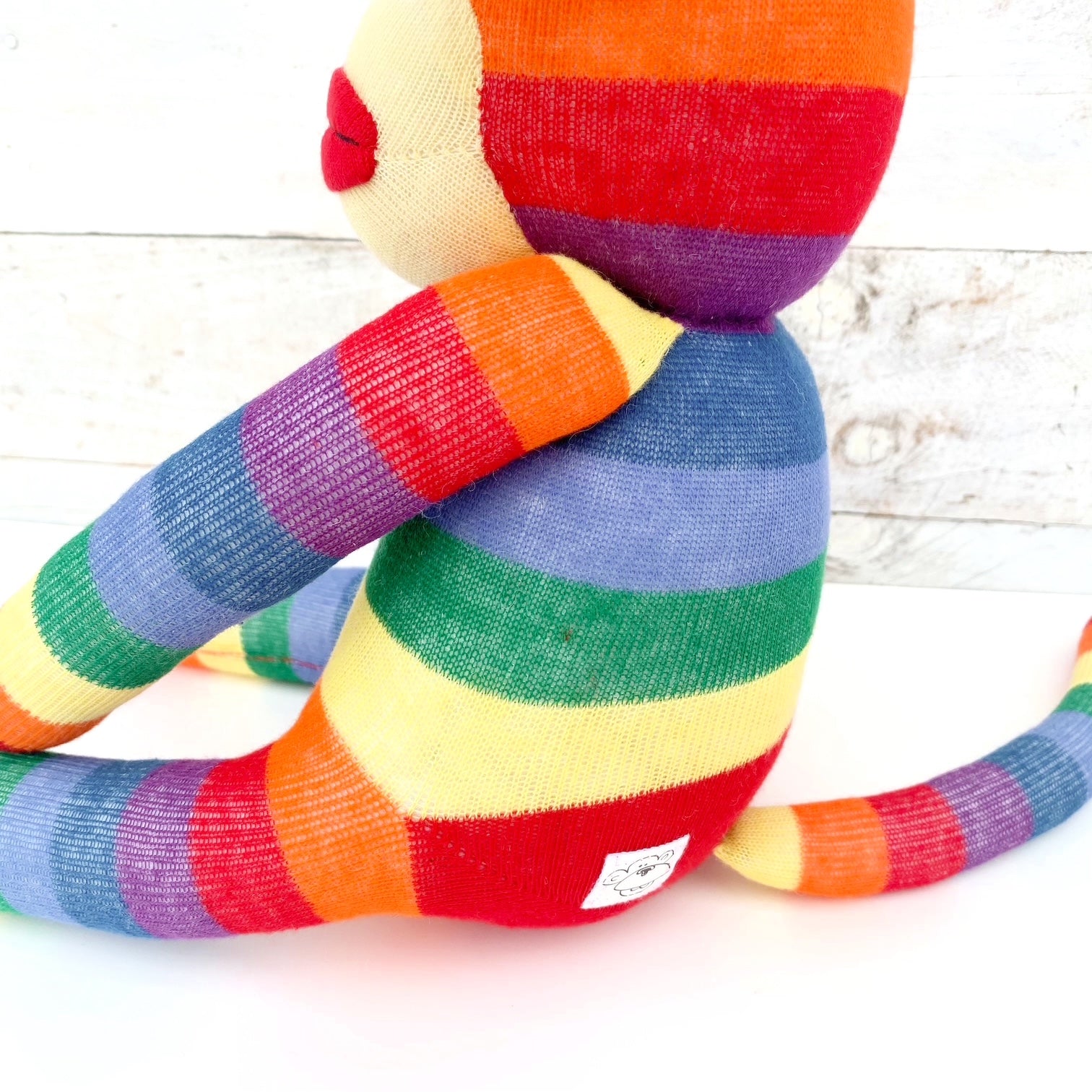 Winston the Sock Monkey - MADE TO ORDER soft toy