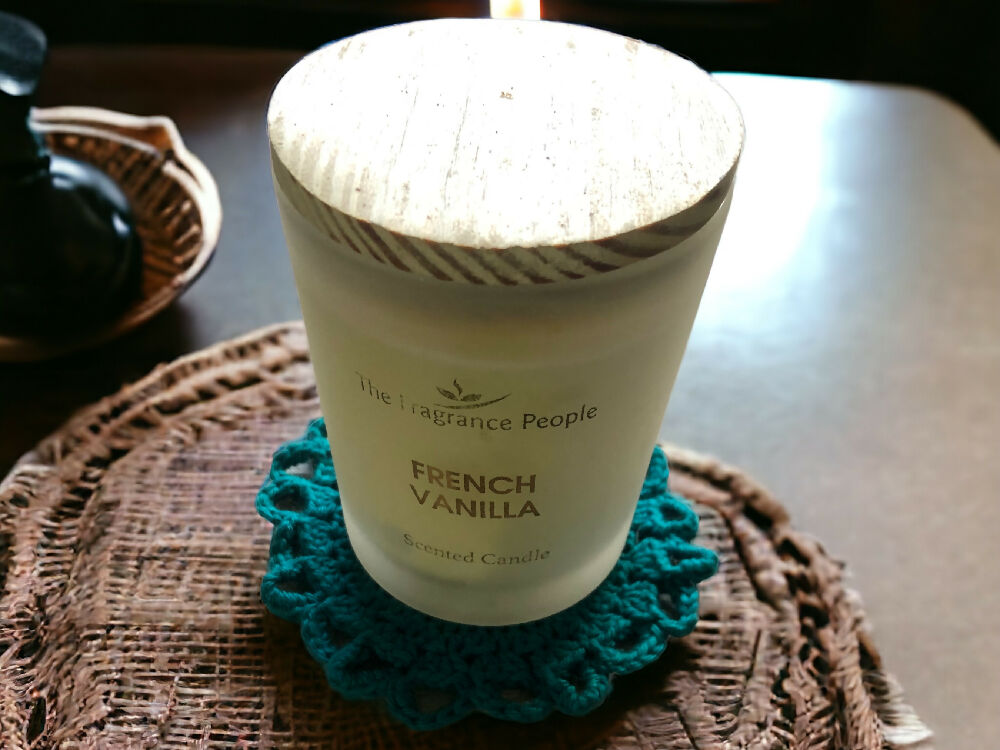 Candle Coaster Peacock