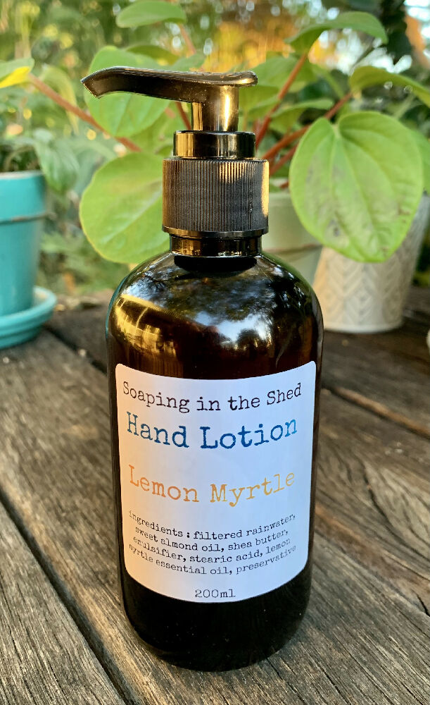 Body Lotion with essential oils.