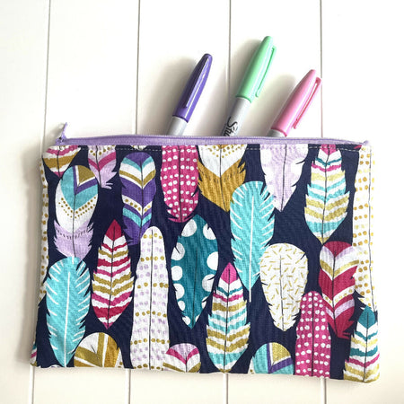 Feathers pencil case