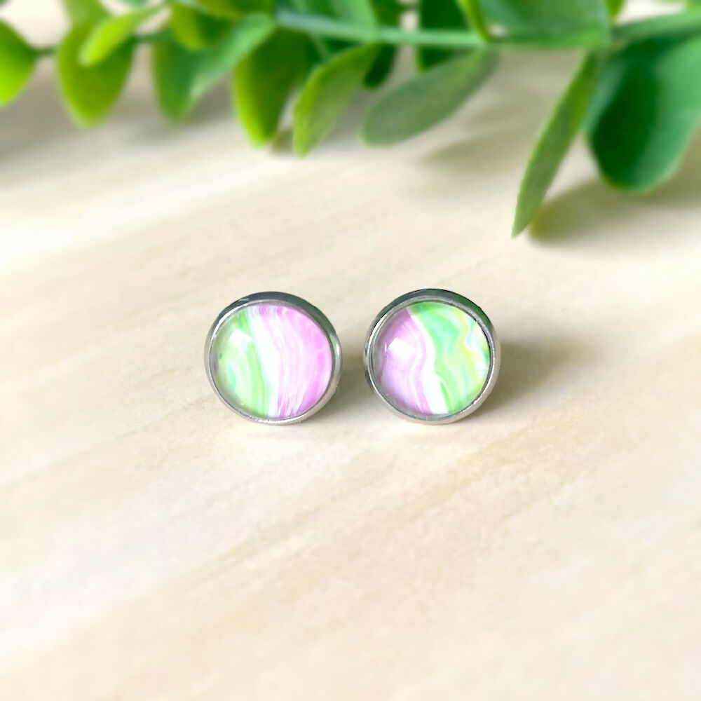 Australian-artist-handmade-jewellery-stud-earrings-B