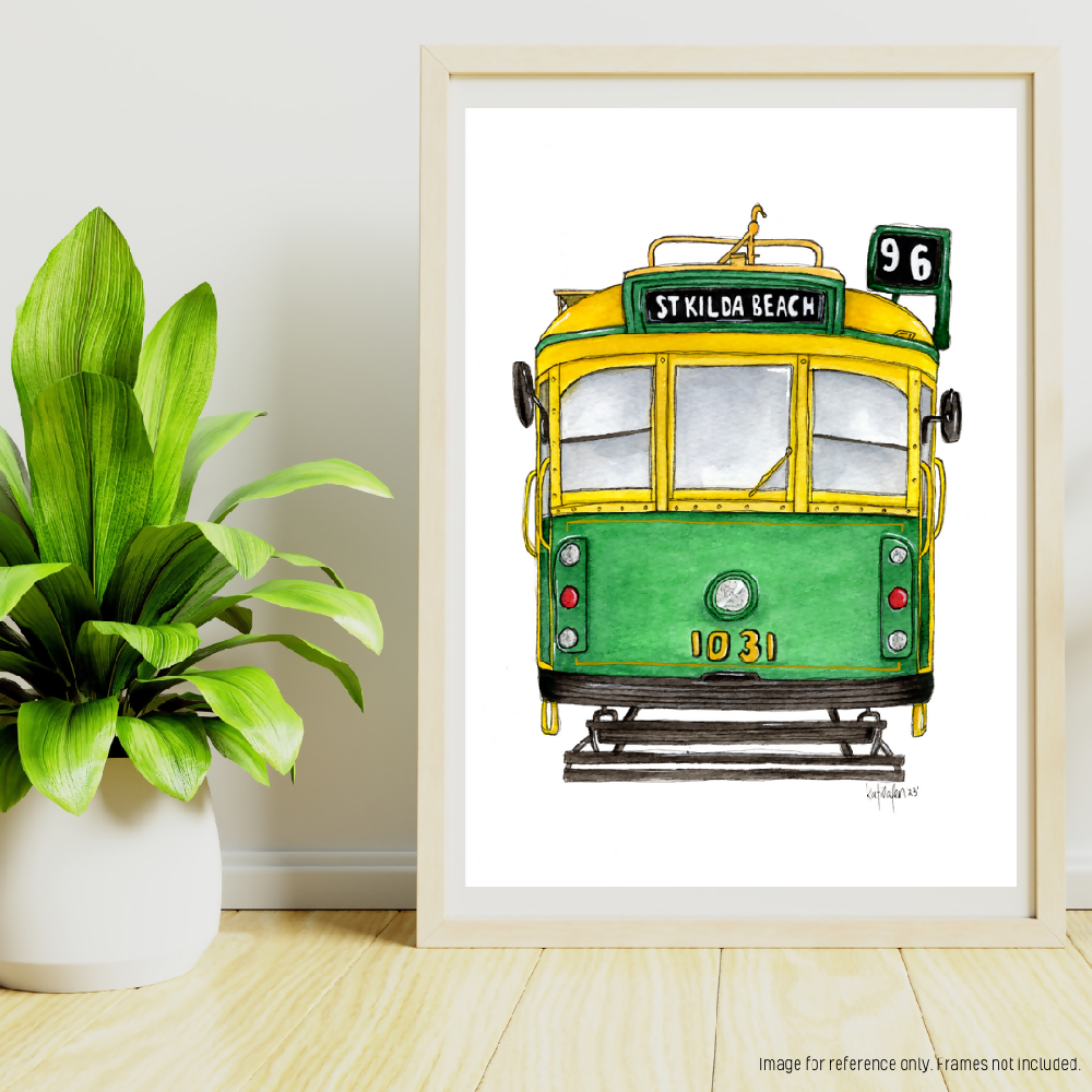 the katie collective - st kilda beach tram (2)