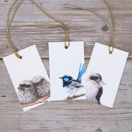 Gift Tags - Australian Birds and Wildflowers