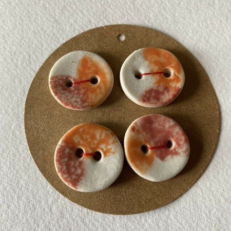 Hand-made ceramic buttons