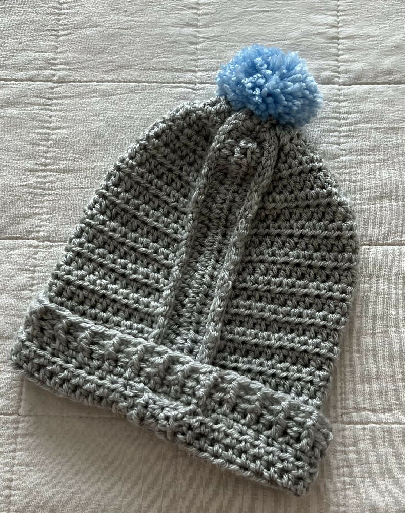 Crochet Cozy Baby Grandpa Jacket Set