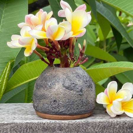 Lava Bud Vase | Organic | Earthy Texture | Wheel Thrown Pottery