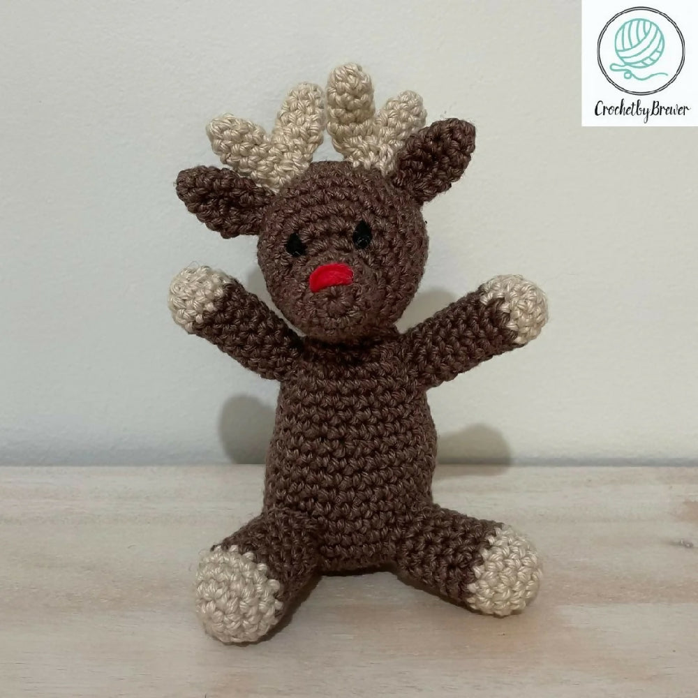 Mini Reindeer | Handmade Crochet Toy | Christmas