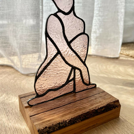 'Caroline' stained glass figure