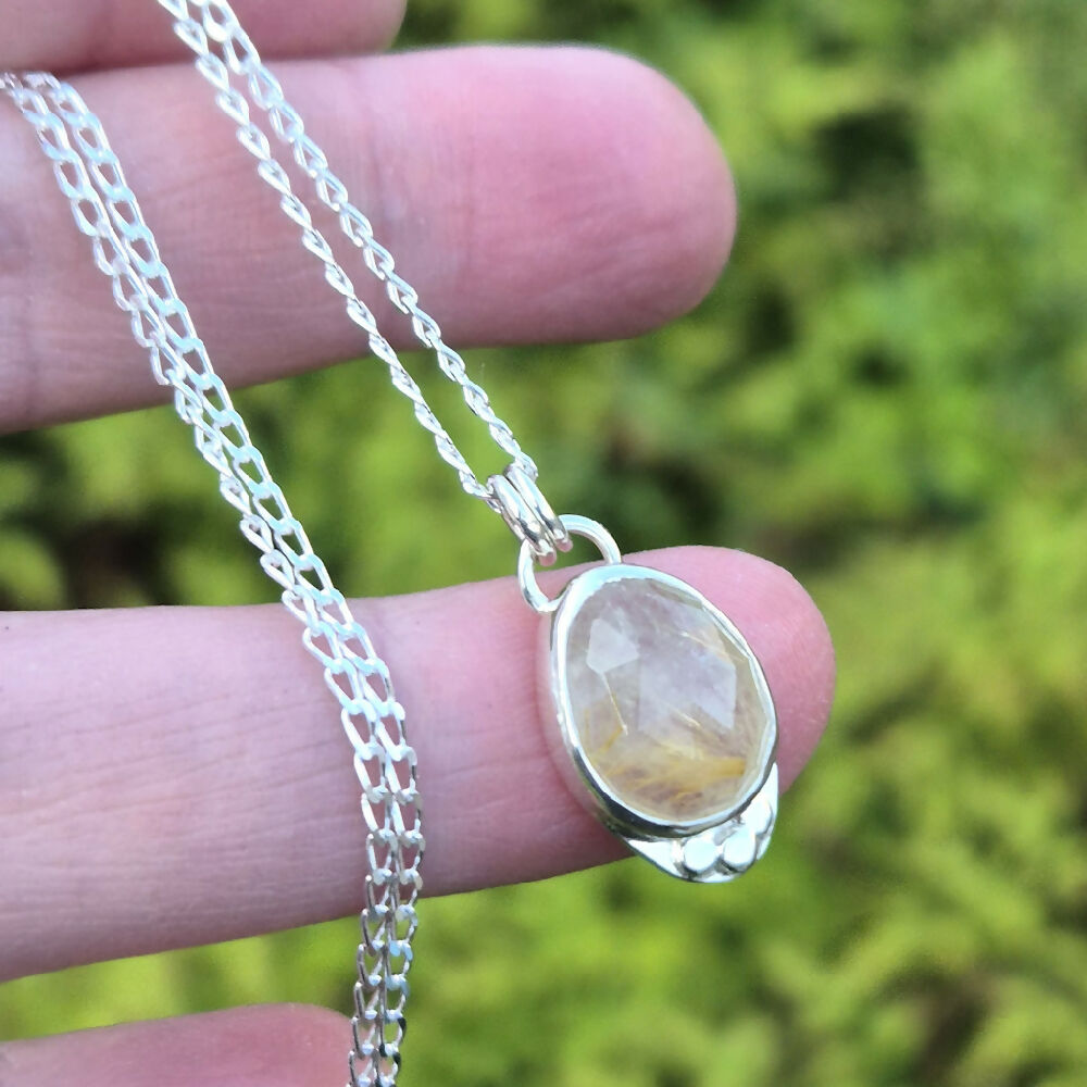 Golden Rutile Quartz Pendant MI resized-1