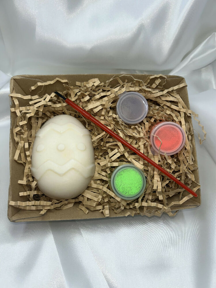 Paint your own Easter soap