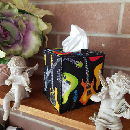 Guitar Tissue Box Cover