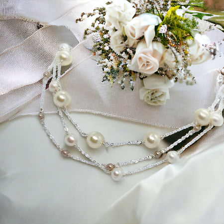 3 Strand Pearl Necklace