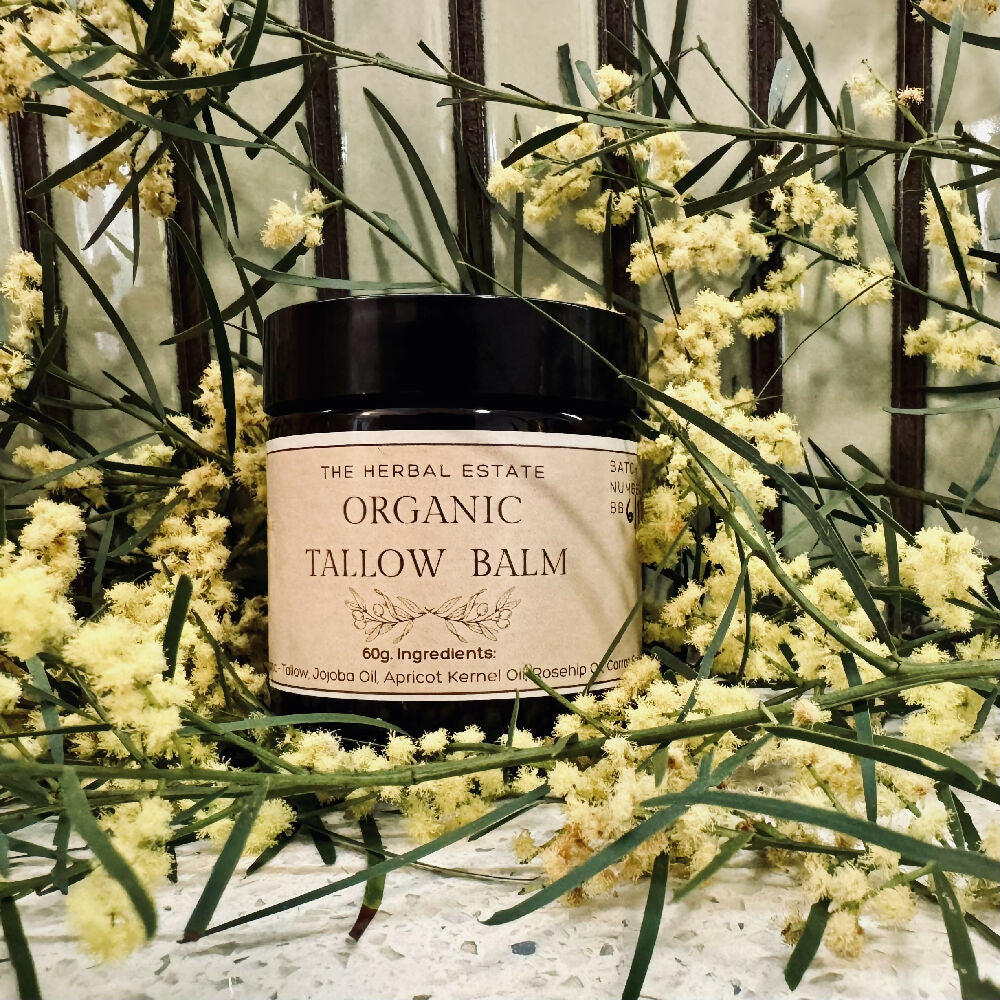 Organic Tallow Balm 60g. natural, Grass Fed, Nourishing.