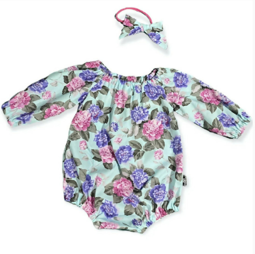 Baby Floral Long Sleeve Seaside Rompers - Mixed Colours and SIZES