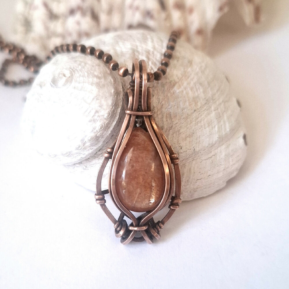 sunstone pendant