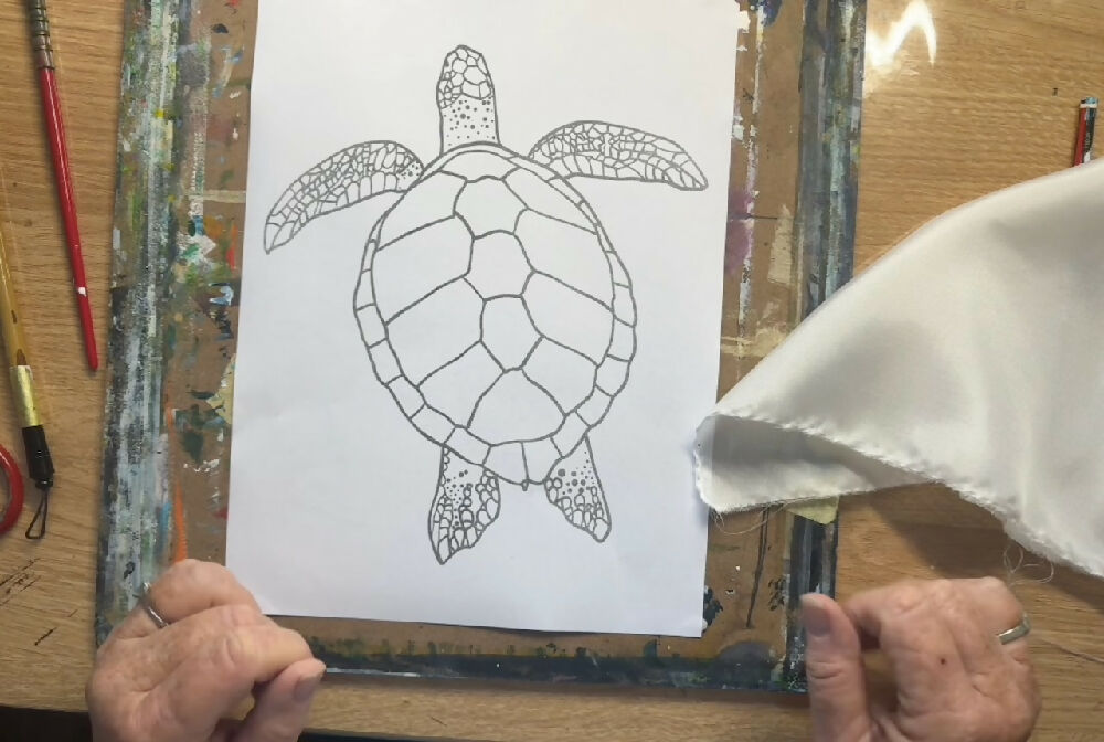 DIY Silk Painting Kit, Paint A Turtle