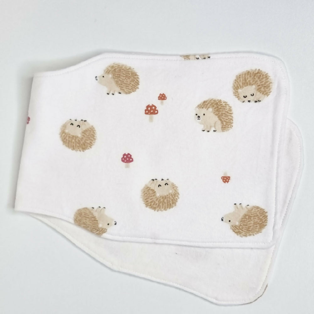 hedgehog-baby-burp-cloth