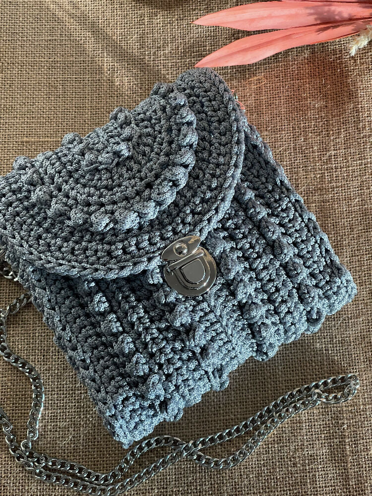 Grey Crossbody Bag