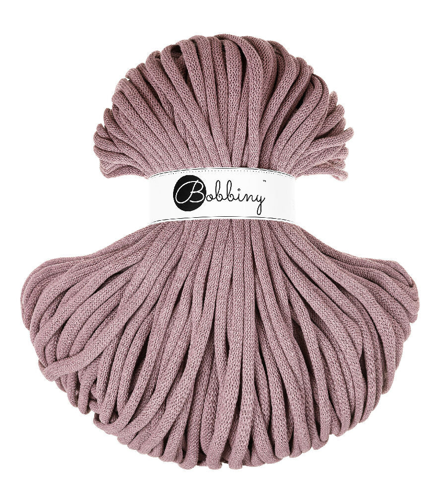 Mauve 9mm Braided Cord 100m