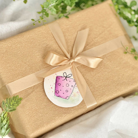 Gift Wrapping and Handmade Tag